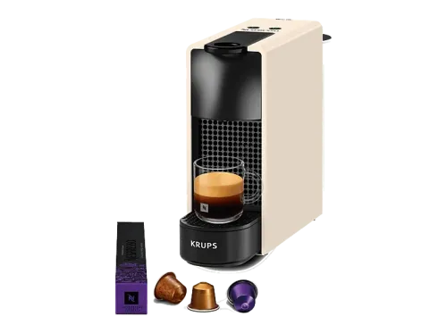 Cafetera de cápsulas Krups Essenza Mini XN110 19 bar 1310 w 0.6 L Calentamiento en 30 s Apagado automático Blanco
