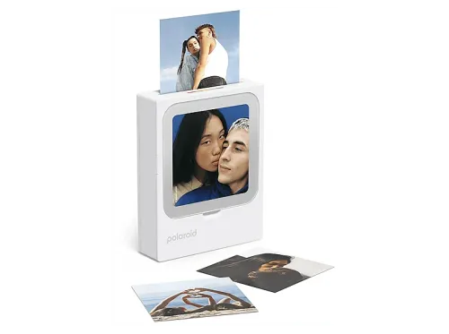 Impresora fotográfica Polaroid Hi-Print 3x3 + 6 cartucho 10 hojas Transferencia térmica por difusión de colorante Vel. impresión 50s Blanco