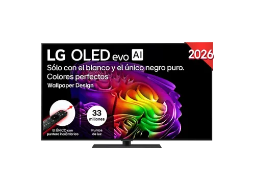 TV OLED 55" LG OLED55G66LS OLED 4K Procesador Inteligente α11 AI Processor 4K Gen3 Smart TV DVB-T2 (H.265) Gallery Design Negro