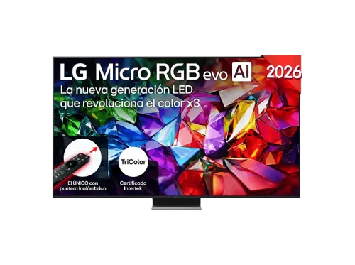 TV RGB Micro LED 86" LG 86MRGB96B6B UHD 4K Procesador Inteligente α11 AI Processor 4K Gen3 Smart TV DVB-T2 (H.265) Negro