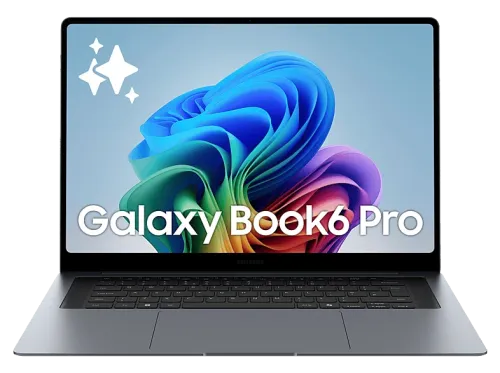 Portátil Samsung Galaxy Book6 Pro Copilot+PC 16" WQXGA+ Táctil Intel® Core™ Ultra 7 356H 50 TOPS 16GB RAM 512 GB Arc™ GPU W11H Sin cargador