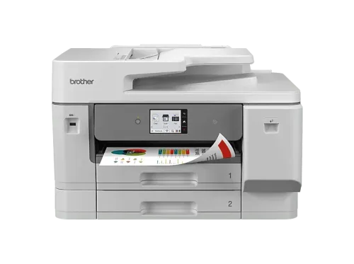 Impresora multifunción tinta Brother MFC-J6975DW A4/A3 2 Bandejas Gigabit Ethernet WiFi y NFC 31ppm Gris