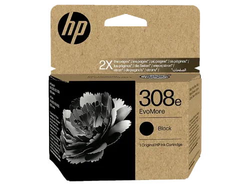Cartucho de tinta HP EvoMore 308e 7FP22UE Negro