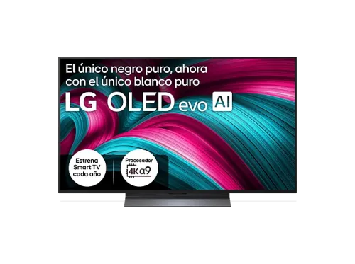 TV OLED 48" LG OLED48C57LA OLED 4K Procesador Inteligente α9 AI Processor 4K Gen8 Smart TV DVB-T2 (H.265) Negro