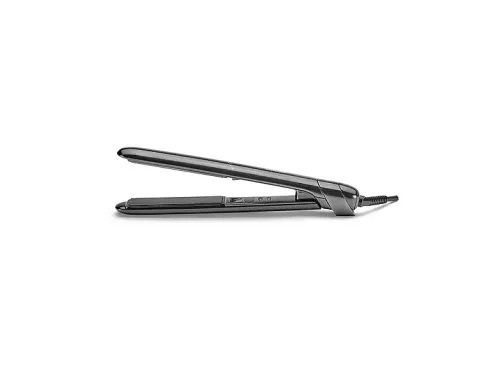 Plancha de pelo BaByliss Titanium Shine ST620E Cerámica 150ºC a 230 °C Placas largas de 25 x 110 mm Iónico Plata