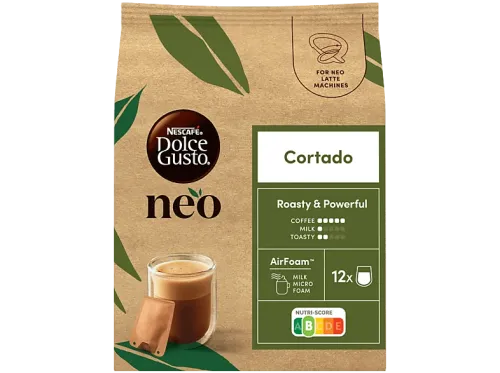 Cápsulas monodosis Dolce Gusto Neo Café Cortado Tostado 12 sobres
