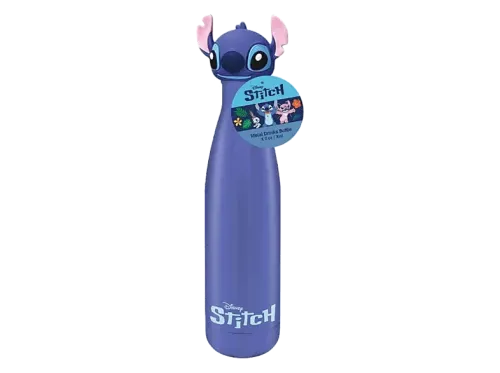 Termo Pyramid Disney Stitch 500 ml Tapón con la cara de Stitch Solo bebidas frias o templadas