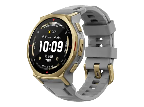 Smartwatch Amazfit T-Rex 3 Pro 44 mm Hasta 17 días Autonomía +180 Modos Deportivos pantalla AMOLED Resistente al Agua Artic Gold