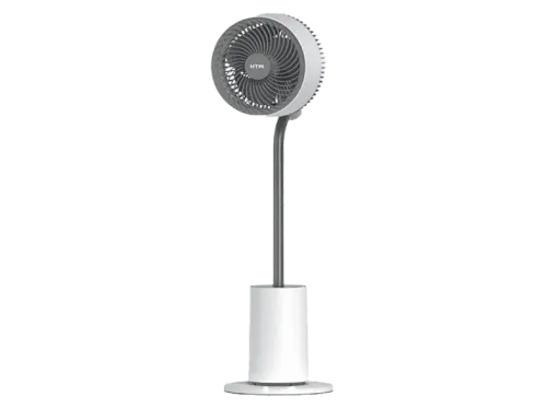 Ventilador de pie HTW VP-20FJD 24 W Temporizador 12 h Blanco