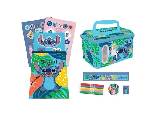 Pack papelería Pyramid Maletín artista Stitch Disney