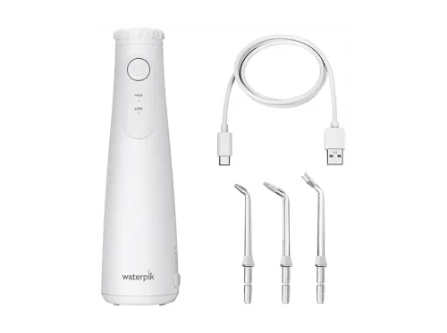 Irrigador Waterpik WF-26 2 Posiciones Presión 45-75 psi Inalámbrico 60seg Irrigación 1573 pulsos/min Blanco