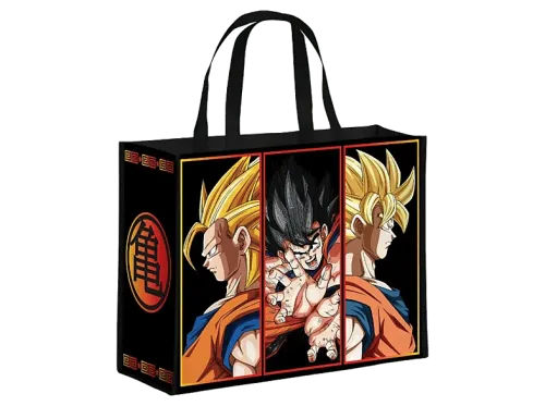 Bolsa Sherwood Dragon Ball Z Goku Super Saiyan De Rafia