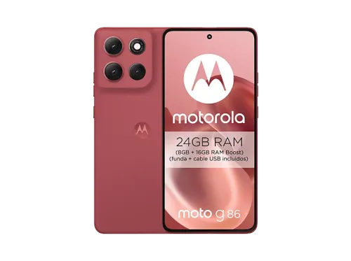 Móvil Motorola g86 5G Chrysanthemum 256 GB 8 GB RAM 6.67" pOLED MediaTek Dimensity 7300 5200 mAh