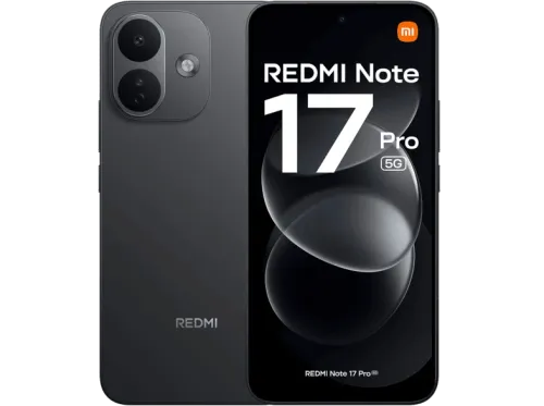 Xiaomi Redmi Note 17 Pro Negro 256GB 6GB RAM 6.83" AMOLED 1.5K Snapdragon 6s Gen 4 8340 mAh