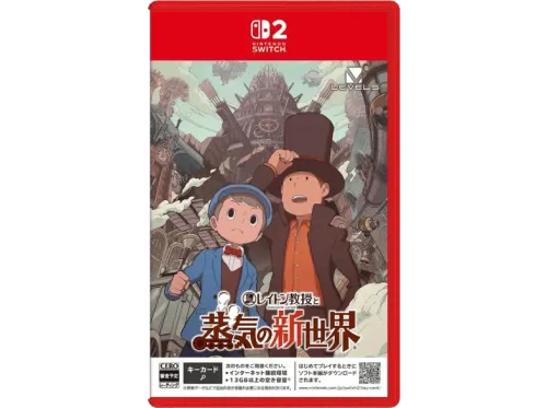 Nintendo Switch 2 Professor Layton and the New World of Steam (Game Key Card) Multi-Language (Incluye español) Imp Japón