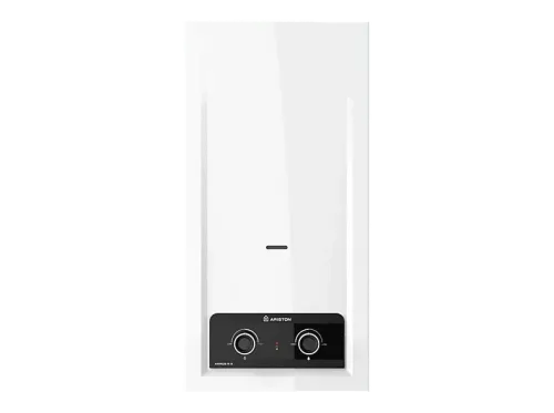 Calentador a gas Ariston Akros LPG Gas atmosférico 21 kW 11 l Control Exterior de Temperatura Gas butano/propano Blanco