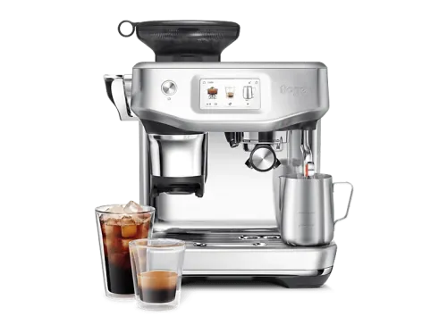 Cafetera express Sage Barista Touch Impress 9 bar 1700 W 2L 2 Tazas Con Extracción en Frío Acero inoxidable cepillado