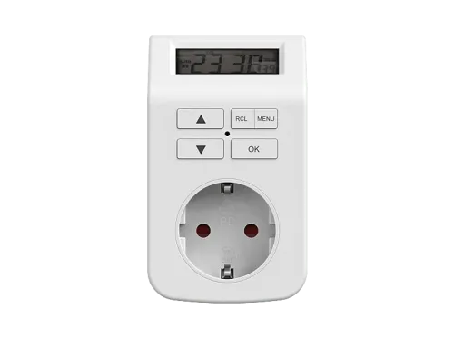 Temporizador enchufe ISY ITD-1000-W Con temporizador digital Blanco