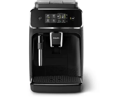 Cafetera superautomática Philips EP2225/10 Serie 2200 1500 W 15 bares molinillo cerámico espumador leche AquaClean 1,8 L Negro Mate