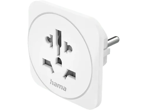 Adaptador de viaje Hama 00223462 Blanco