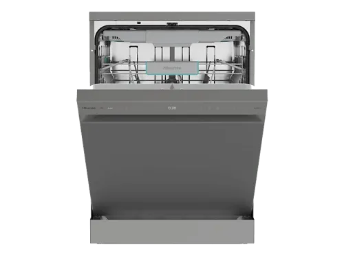 Lavavajillas Hisense HS663A90XUK 16 servicios 8 programas 60 cm Tecnología Inverter Secado Extra Tercera Bandeja Acero inoxidable
