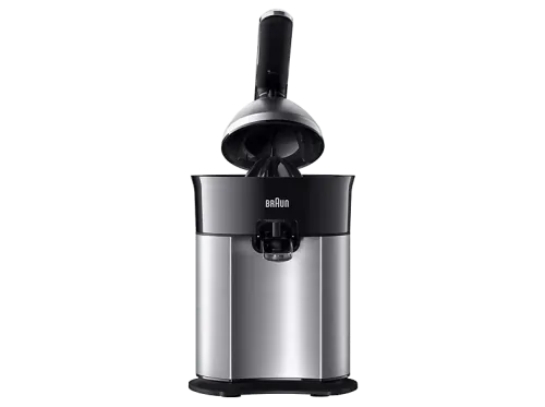 Exprimidor Braun Exprimidor eléctrico CitrusQuick 7 CJ7050 BK 160W de potencia Acero inoxidable Negro