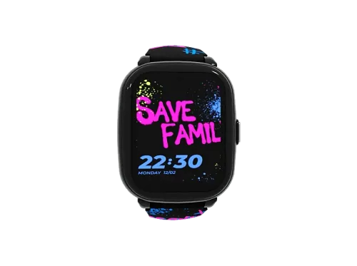Smartwatch infantil Save Family Iconic Plus 2 GPS Wifi LBS Botón SOS Spotify Pantalla Full HD de 1.85" Street Style