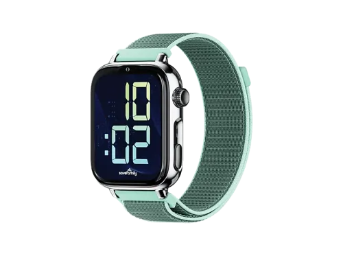 Smartwach infantil Save Family SaveWatch Plus 2 Correa 22 cm IP68 WiFi GPS 680 mAh Pantalla AMOLED Plata/Verde