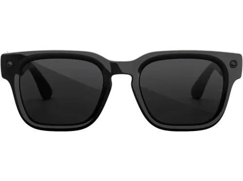 Gafas IA Meta Fury Negro clásico Lentes Transitions® grises Gafas con IA y cámara Unisex