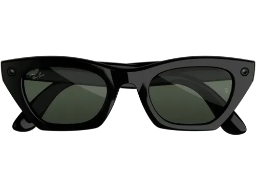 Gafas IA Ray-Ban Meta Zena (Gen 3) Negro brillante Transitions® verde grafito Gafas con IA y cámara Talla estándar Unisex