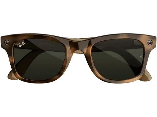 Gafas IA Ray-Ban Meta Wayfarer (Gen 3) Habana Lentes en verde Gafas con IA y cámara Talla estándar Unisex