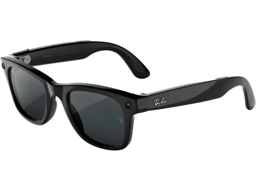 Gafas IA Ray-Ban Meta Wayfarer (Gen 3) Negro brillante Transitions® gris Gafas con IA y cámara Talla estándar Unisex