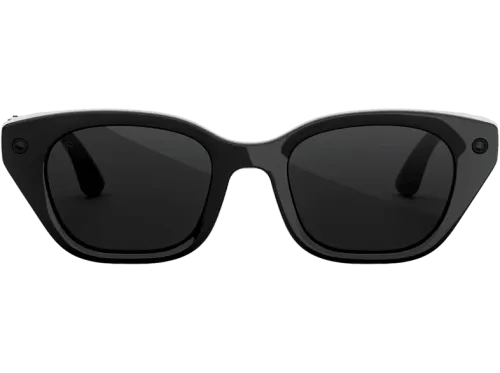 Gafas IA Meta Capri Negro clásico Lentes Transitions® en gris Gafas con IA y cámara Talla Estándar Unisex