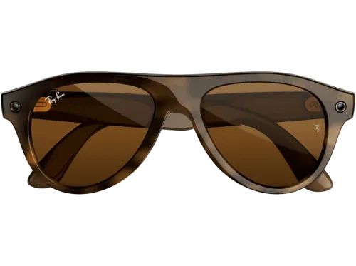 Gafas IA Ray-Ban Meta Aviator(Gen 3) Habana Lentes en marrón Gafas con IA y cámara Talla estándar Unisex