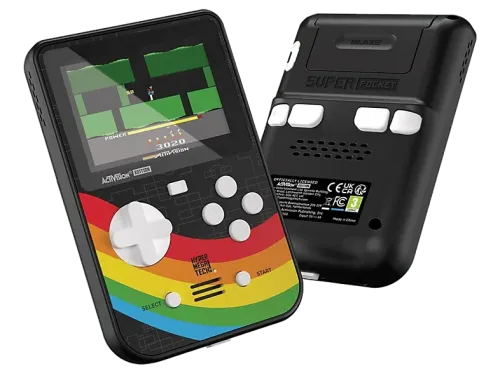 Consola retro portátil Koch Media Evercade Super Pocket HyperMegaTech Negro