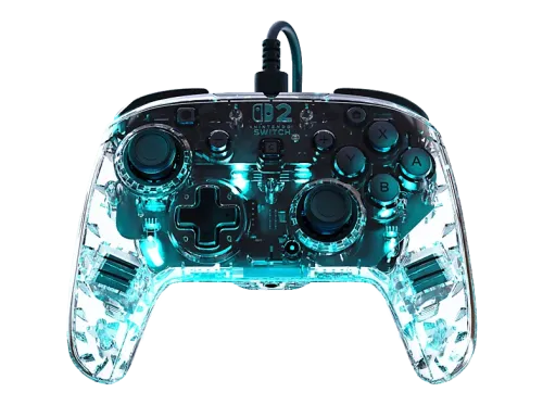 Mando Nintendo Switch 2 Turtle beach Afterglow™ Wired Controller Compatible con Nintendo Switch Con cable Translúcido