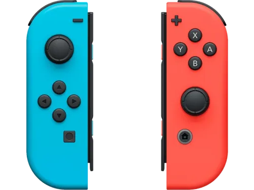 Mando Nintendo Switch Joy-Con Set Para Nintendo Switch Izquierda y Derecha Vibración HD Batería reemplazable Rojo y Azul Neón