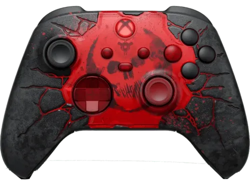 Mando Xbox Microsoft Wireless Controller Gears of War: E-Day Limited Edition Para Xbox Series Inalámbrica Bluetooth Negro y Rojo