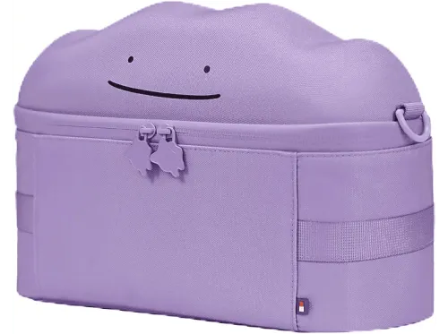 Funda Nintendo Switch 2 Hori Compacta Pokémon (Ditto) Para Nintendo Cierre con cremallera Morado