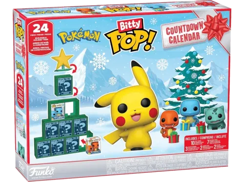 Figura Funko Pop! Funko Countdown Calendar: Pokemon 2.5 cm 24 piezas Vinilo