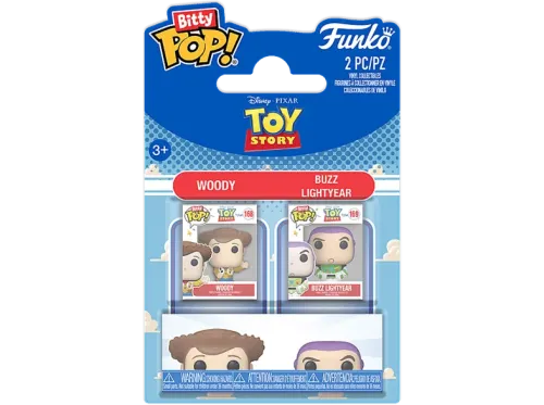 Figura Funko Pop! Funko Bitty POP Disney Pixar Toy Story: Woody & Buzz 2.2 cm Vinilo