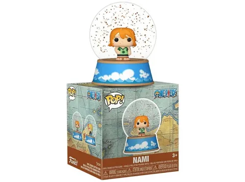 Figura Mini Bola de nieve One Piece 5 cm Vinilo y Cristal Aleatorio