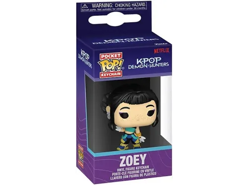 Llavero Funko KPop Demon Hunters: Zoey 4 cm Vinilo