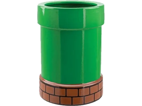 Accesorio Sherwood Super Mario Tuberia Lapicero 15 cm Verde