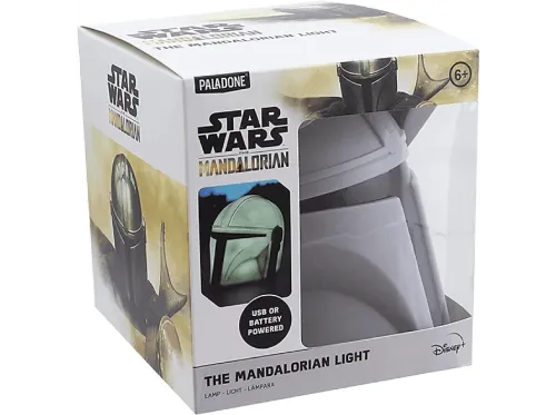 Lámpara Sherwood Star Wars The Mandalorian 2 pilas AAA Gris