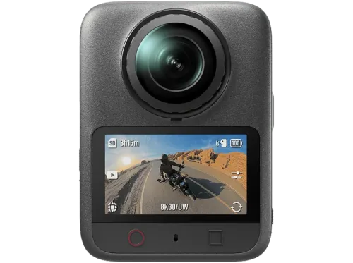 Cámara deportiva DJI Osmo 360 II Limitless Riding Combo 8K/60 fps 100 min Estabilización electrónica Sensor CMOS WiFi Negro