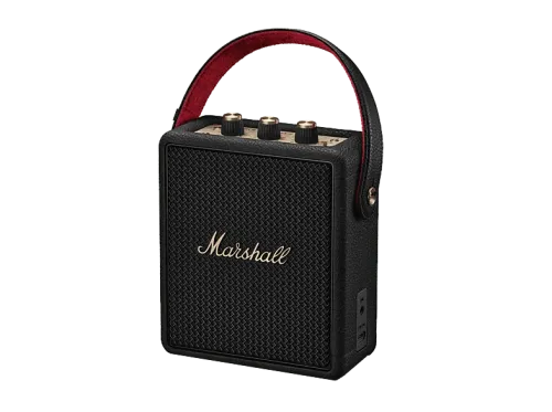 Altavoz inalámbrico Marshall Stockwell III Sonido True Stereophonic de 360° Resistente al polvo y al agua 40h autonomía Black & Brass
