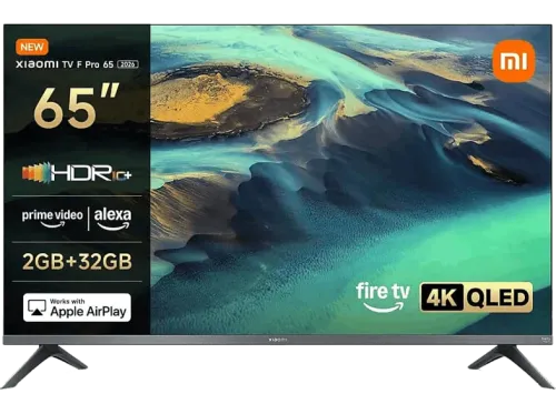 TV QLED 65" Xiaomi 65 F PRO UHD 4K ARM Cortex-A55 Smart TV Negro