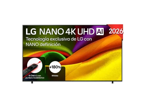 TV LED 98" LG 98NU900B6LB UHD 4K Procesador Inteligente α8 AI Processor 4K Gen3 Smart TV DVB-T2 (H.265) Negro