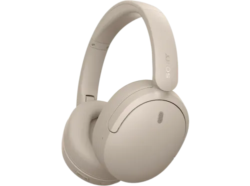 Auriculares inalámbricos Sony WH-CH735NC Cancelación ruido/Noise Cancelling 75h Carga Rápida Plegable Bluetooth Llamadas nítidas con IA Crema
